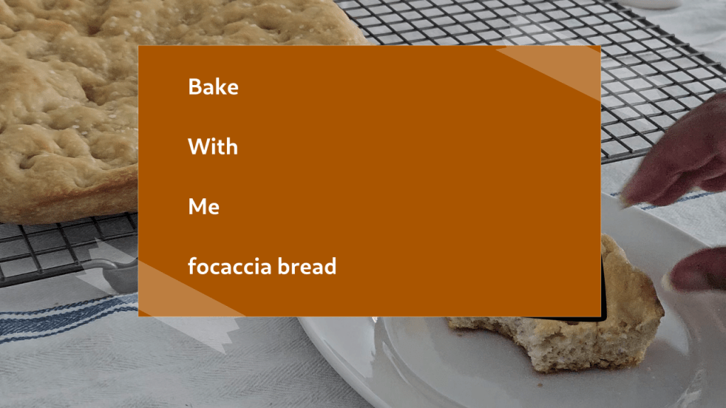 Focaccia Bread ASMR –&nbsp;Video